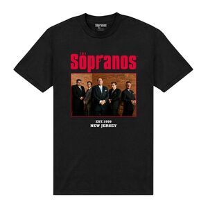The Sopranos Unisex Adult Cast T-Shirt / Black